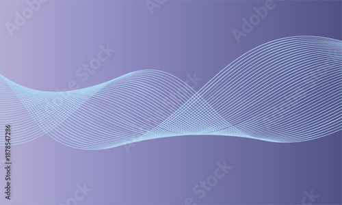 Abstract motion lines creating refined visual continuity