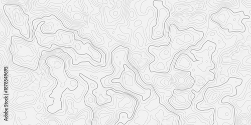 Detailed Mountain Terrain Inspired Topography Line Map Pattern
Seamless Black Ink Contour Lines with Natural Geographic Flow