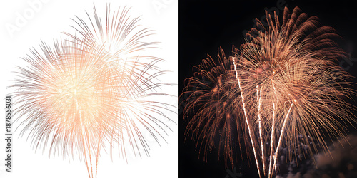 Elegant red satin gift bow with diagonal ribbons isolated on white background, decorative holiday packaging element for Christmas, birthday, or Valentine's Day.