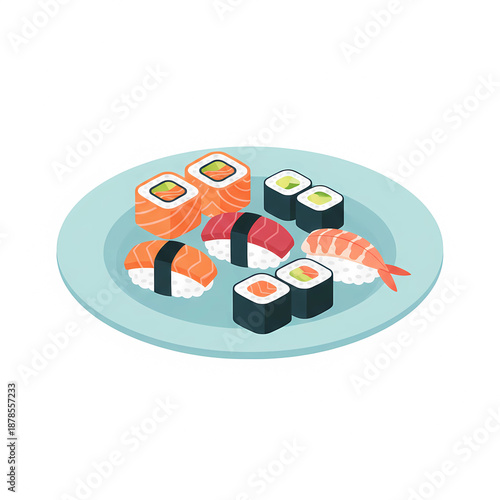 sushi animasi 