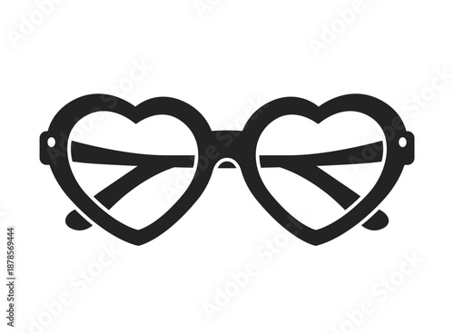 Eyewear sun protection sunglass icon in flat style. Glasses vector illustration on isolated background. Eyeglass sign business concept.