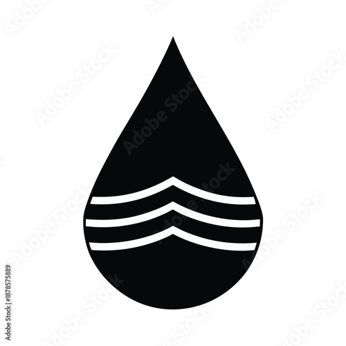 Togo Water Drop Ecology Symbol