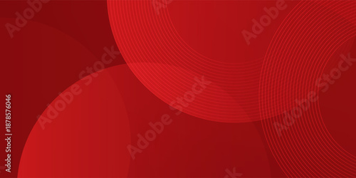 Red abstract background. Dynamic shapes composition arts modern