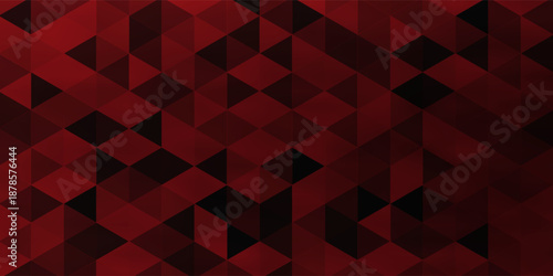 Black red rough grunge abstract background overlap layer on dark space with triangles effect decoration. Modern graphic design element vintage style concept for web, flyer, card, or brochure cover