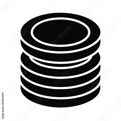 Togolese Coin Stack Finance Icon