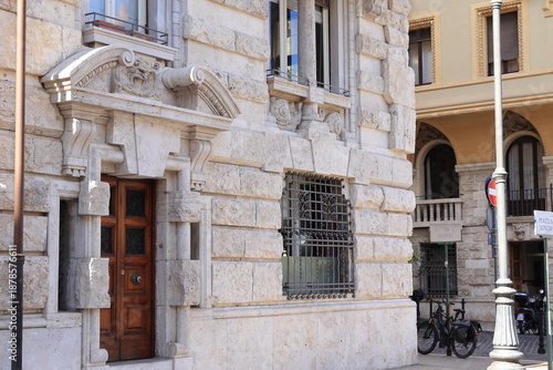 Wallpaper Mural Piazza Mincio Street View with Sculped Building Decoration in Rome, Coppedè Neighbourhood, Italy Torontodigital.ca
