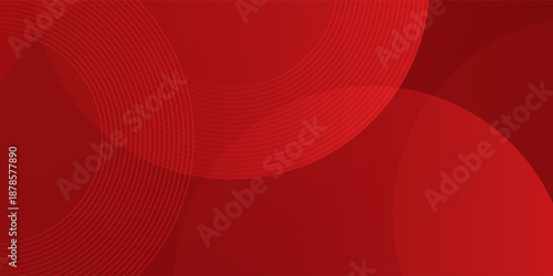 Red abstract background. Dynamic shapes composition arts modern