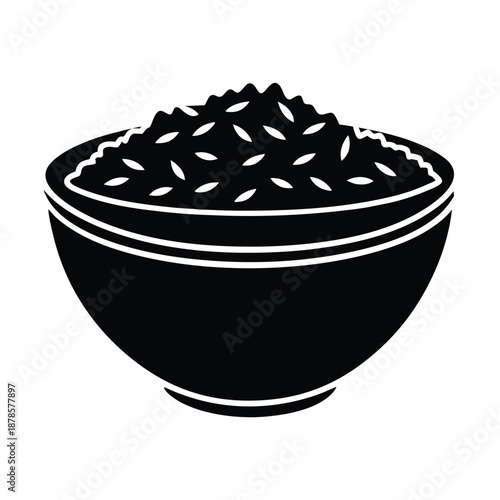 Togolese Rice Bowl Food Icon