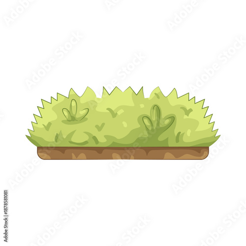 Illustration Of Green Bush  