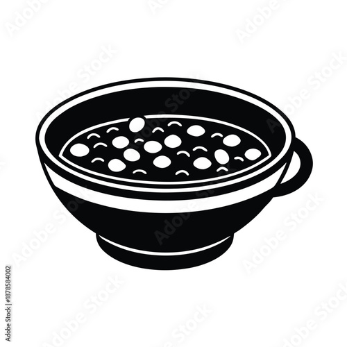 Traditional Moroccan Harira With Chickpeas