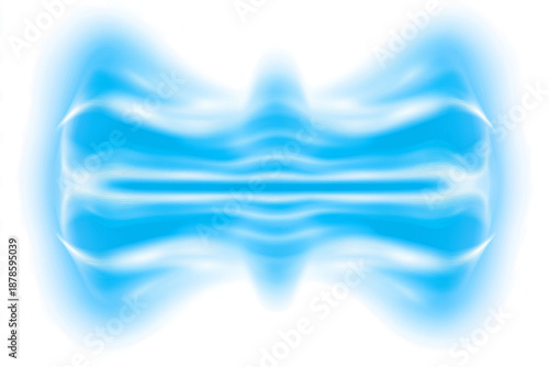 blue  waves on a transparent background