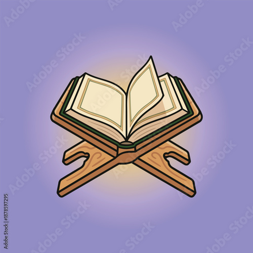 Holy Quran Illustration for Ramadan