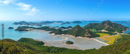 전북 군산시 고군산군도의 전경