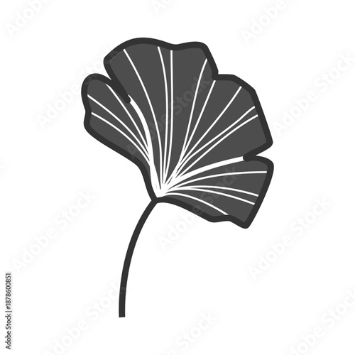 Ginkgo Biloba Wall Art Decor in Earth Tone Colors
