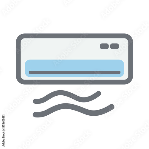 Air Conditioner Vector Icon
Air conditioner vector icon in clean outline style. Cooling and climate control symbol for smart home apps, HVAC systems, dashboards, web and mobile UI design.
