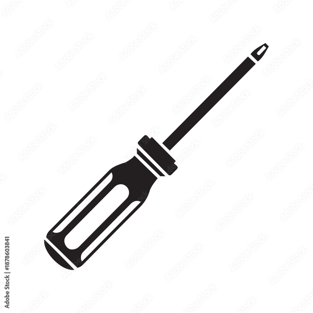 Fototapeta premium Fix screwdriver icon. Simple illustration of fix screwdriver vector icon for web design isolated on white background 