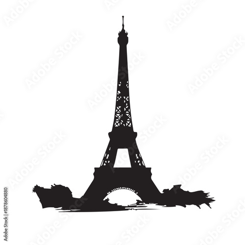 eiffel tower silhouette