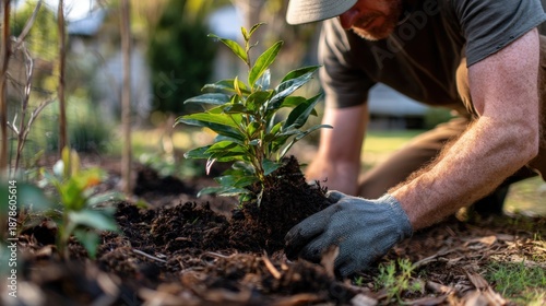 Wallpaper Mural Planting Native Plants in Backyard to Attract Local Wildlife Torontodigital.ca