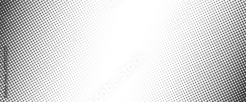 Halftone dots pattern icon in flat style. Half tone dotted vector illustration on isolated background. Abstract circle geometric sign business concept.