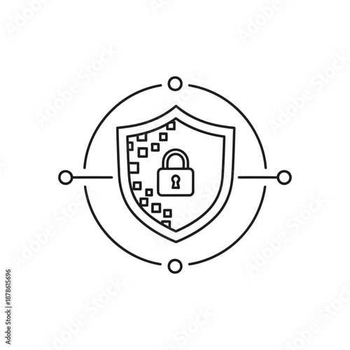 Smart Lock System Icon