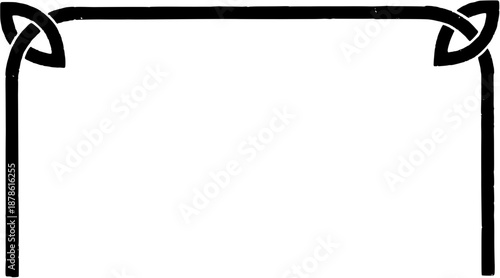 Celtic Decorative Borders and Ornamental Knot Frame Elements