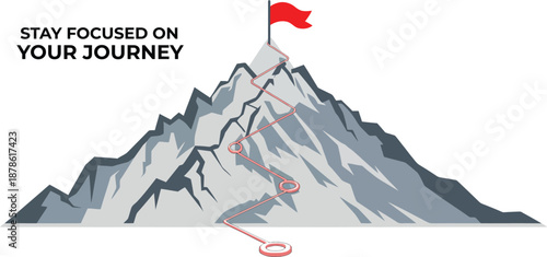 Summit Success Embark on Your Journey with Focus and Determination