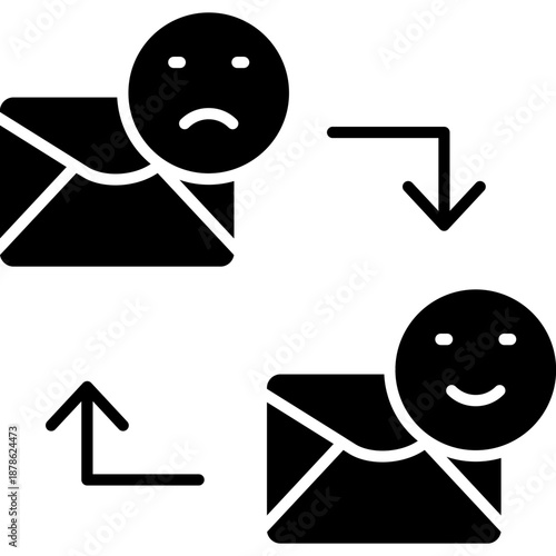 Letters Icon Vector Element