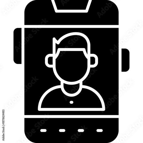Video Call Icon Vector Element
