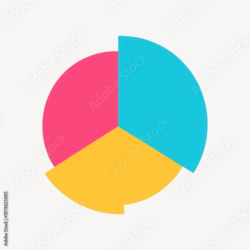 Free Download Colorful circular pie chart illustration. - GFXLoad