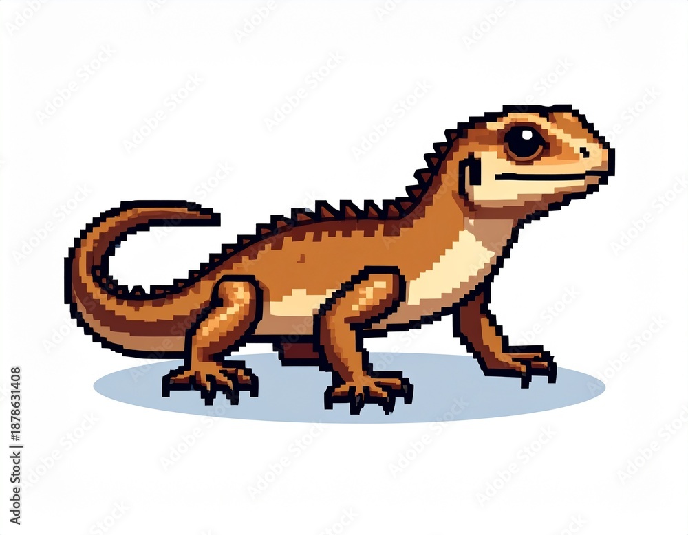 Obraz premium ドット絵 動物