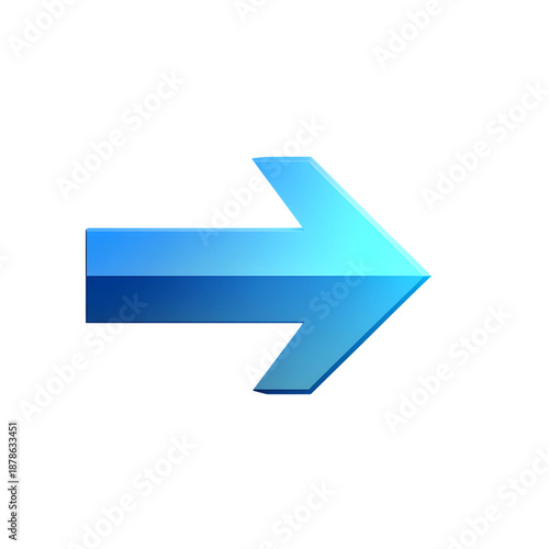 Free Download 3D Arrow Right Curved png (4).png - GFXLoad