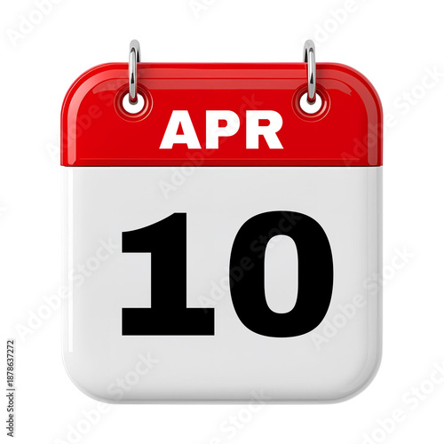 10 April Calendar 