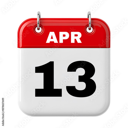 13 April Calendar 