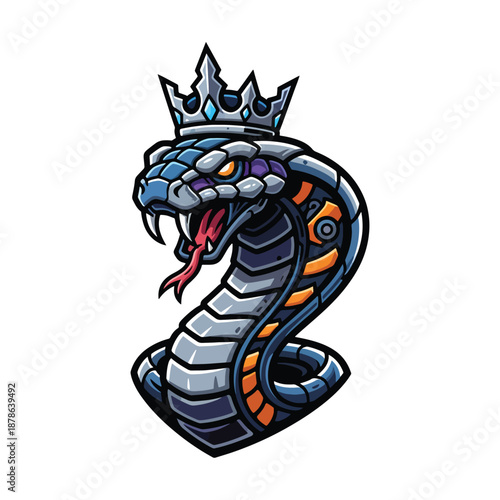 King Cobra Esports Mascot Logo