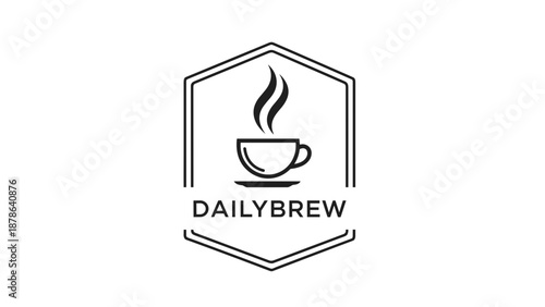 Dailybrew Coffee Logo Design Element.