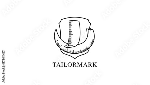 Tailor Mark Logo Design Element.