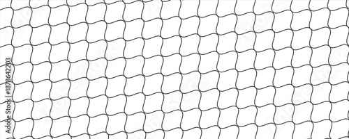 Mesh texture for fishing nets. Seamless pattern for sportswear or soccer goal, volleyball net, basketball hoop, hockey, athletics. Abstract net background for sports
