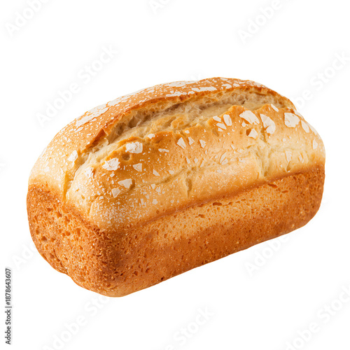 Freshly Baked Loaf of Bread Displayed on a Plain Surface Ready for Meals and ...