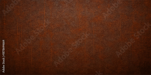 Aged and dark old rusty metal background with a grungy vintage texture, featuring a rough brown surface and weathered antique pattern on a dirty material backdrop