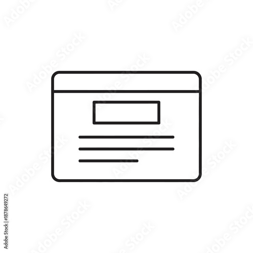 Close-Up of a Business Credit Card with Digital Contactless Payment Icon