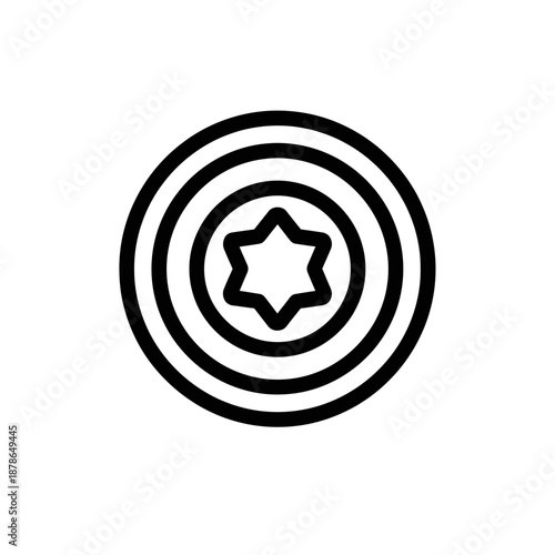 Close-up of a Coin with Star Symbol for Financial and Banking Themes