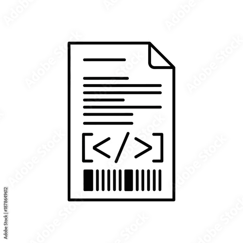 Close-Up of a Digital Barcode Scanner with Barcode and QR Code Recognition Technology