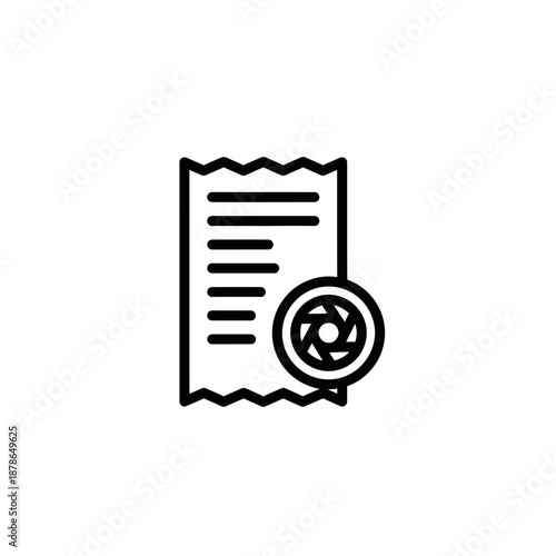 Close-Up of a Document with Security Seal for Legal or Business Use