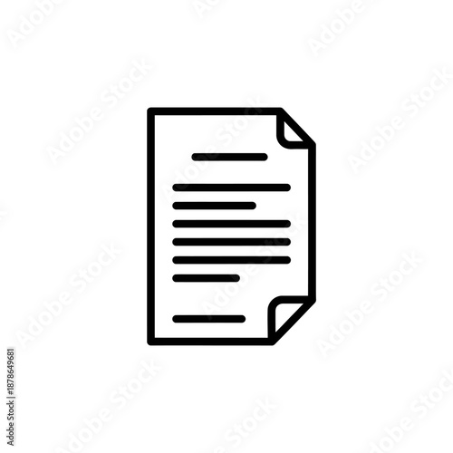 Close-up of a Document with Text and Paper Details for Professional Use