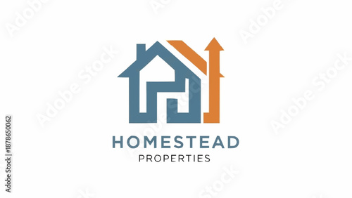 Homestead Properties Logo with Upward Arrow.