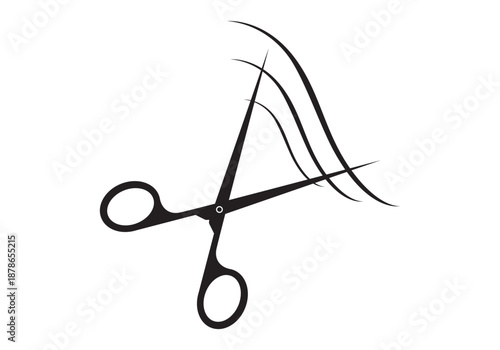 Hair Accessories Silhouette Vector Vector Set Of Hairdressing Accessories barbershop icons isolated on white background. 12 Barbershop and haircuts salon design elements. Vector design