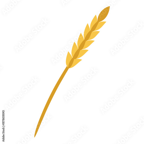 golden rod vector colorful on white background 