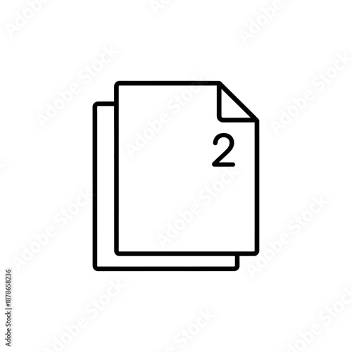 Close-up of Document Files with Numbered Pages for Office or Data Management Visuals