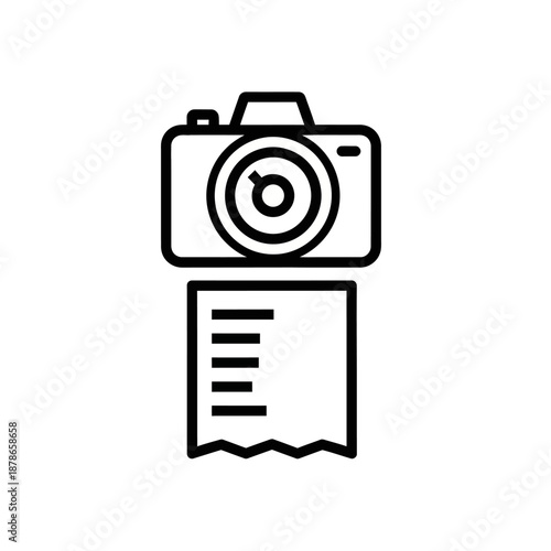 Close-up of Hand Holding Shopping Receipt with Digital Payment Device