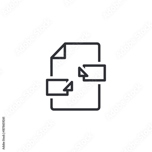 Digital File Sharing Concept with File Transfer Icons for Business or Technology Use
